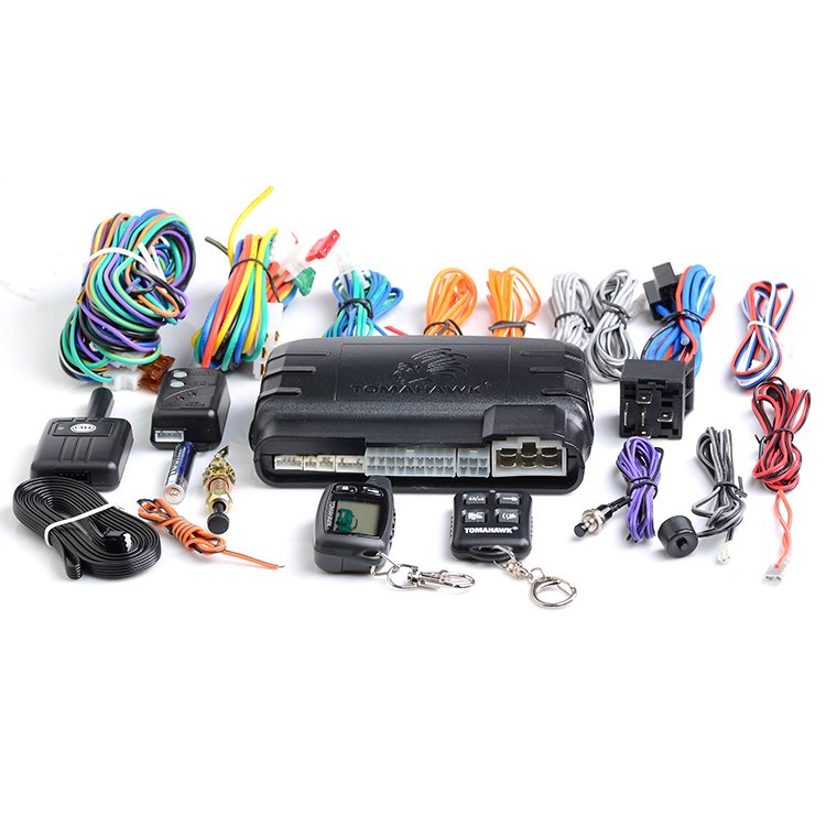 Car Alarm Start LCD Remote Control Key Two Way Car Alarm System Tomahawk TW9010