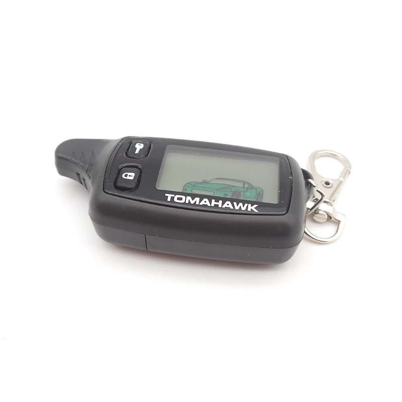 Car Alarm Start LCD Remote Control Key Two Way Car Alarm System Tomahawk TW9010