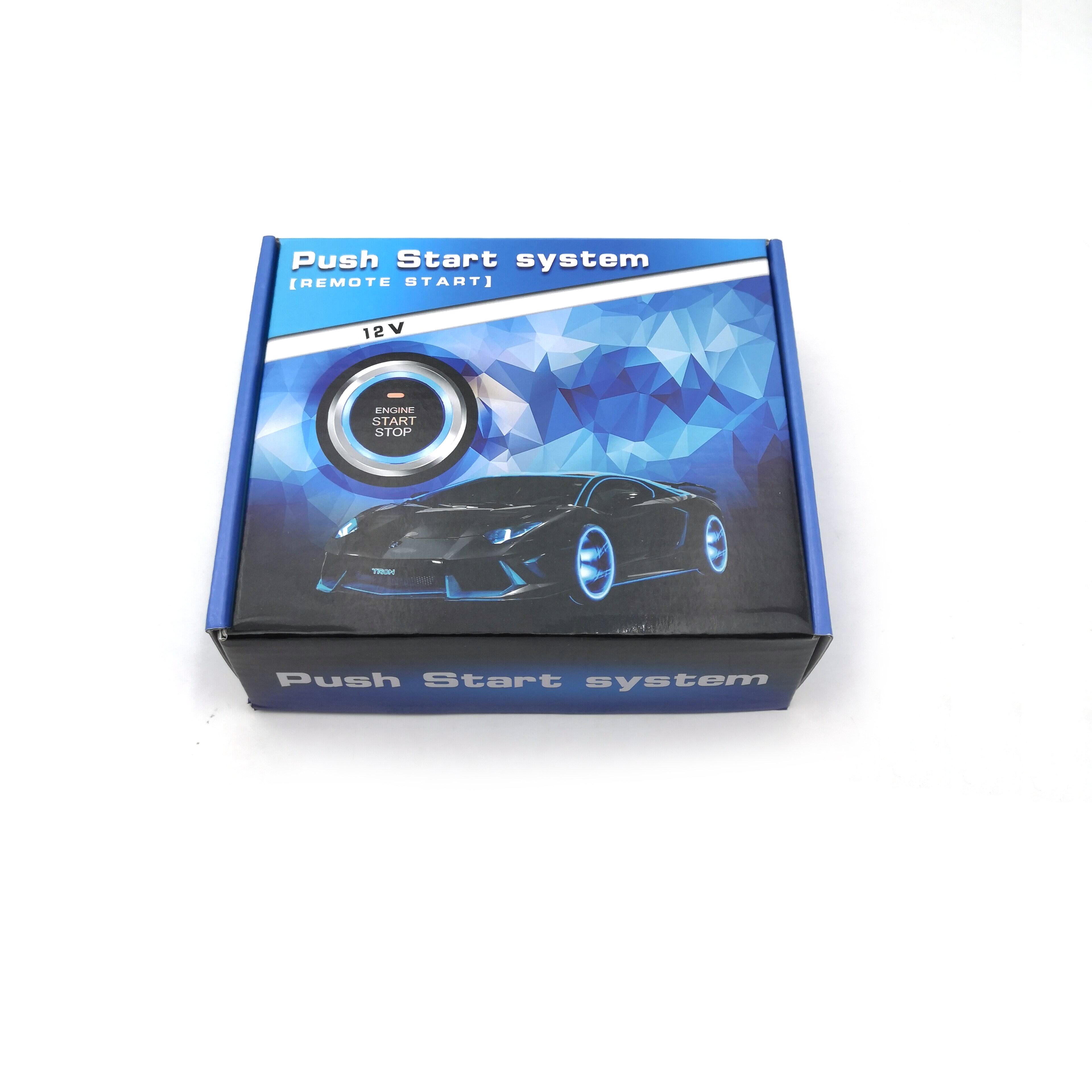 Push Button Start Stop 12v in South American Market Auto Smart Pke Keyless Entry Car Alarm System