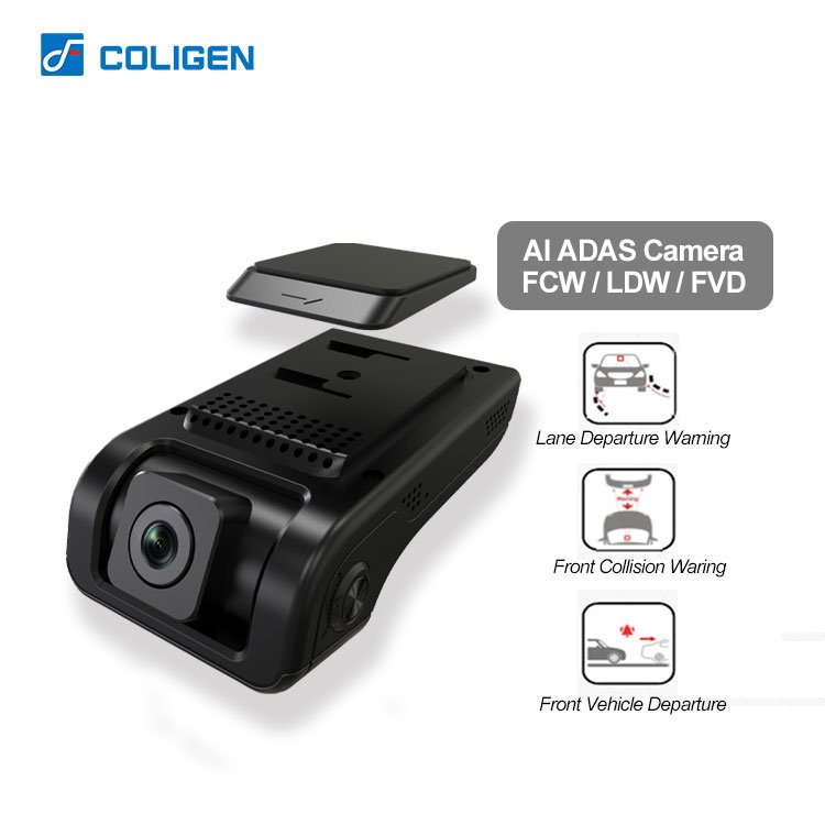 Coligen Adas Dvr Camera hd ADAS Front and Pedestrian Collision/lane Departure Warning Dsm Adas System