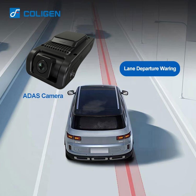 Coligen Adas Dvr Camera hd ADAS Front and Pedestrian Collision/lane Departure Warning Dsm Adas System