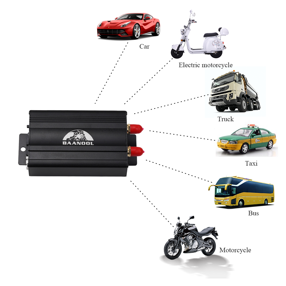 Coban 103 Car GPS Tracker Alarm Accurately Position Remote Monitoring Auto Electronics With Sim Card Fuel Sensor