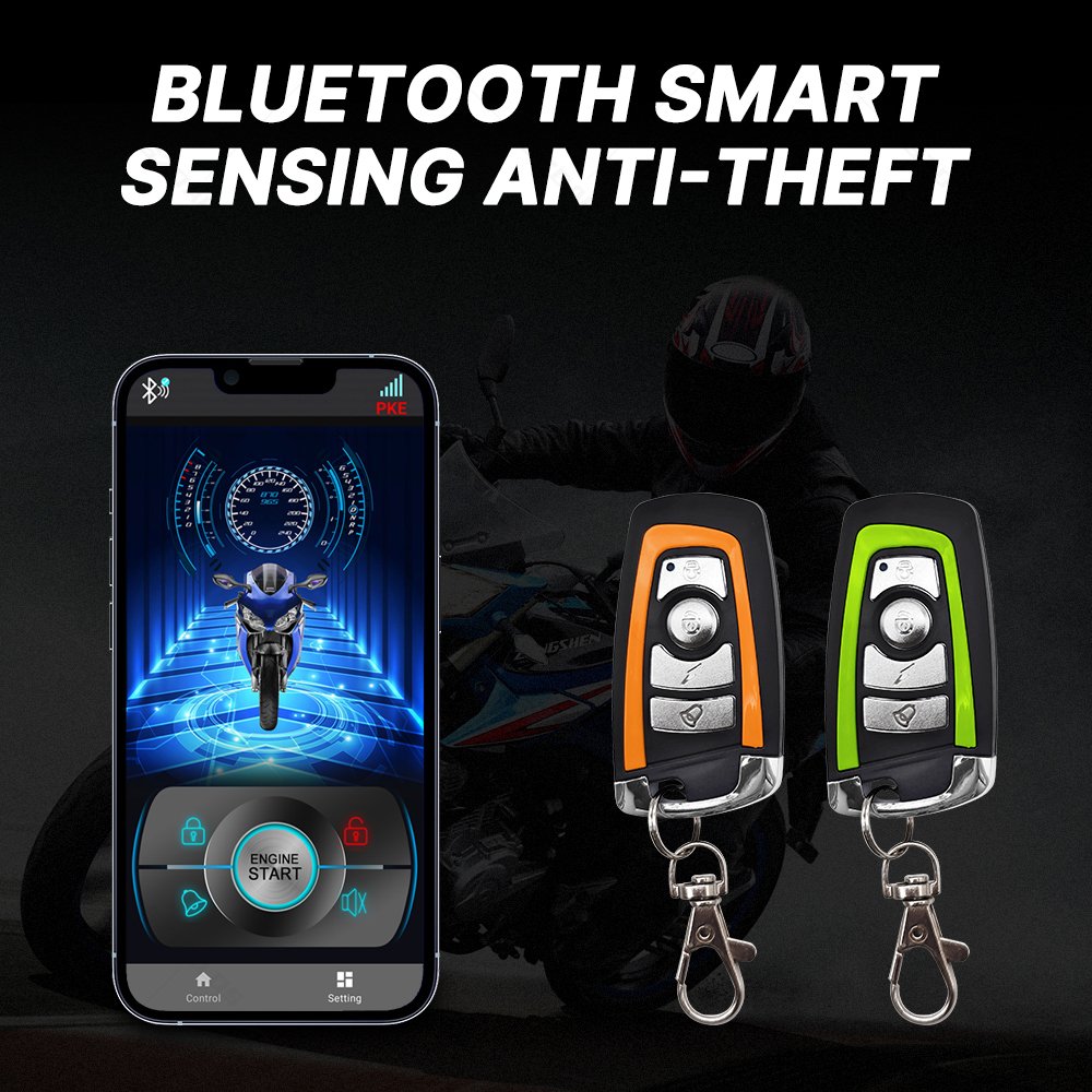 Smart Remote Control Motorcycle Alarm System BT Motorcycle Alarm System