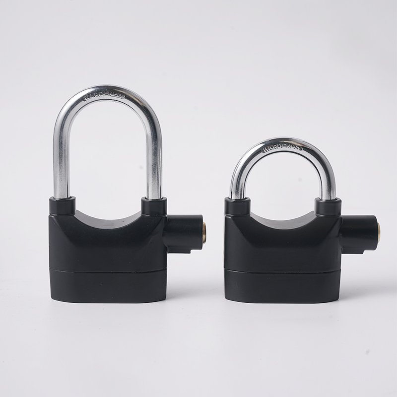 Factory Cheap Safe From Car Motorcycle 70mm110dB Plastic or Aluminum Lock Body Black Alarm Lock