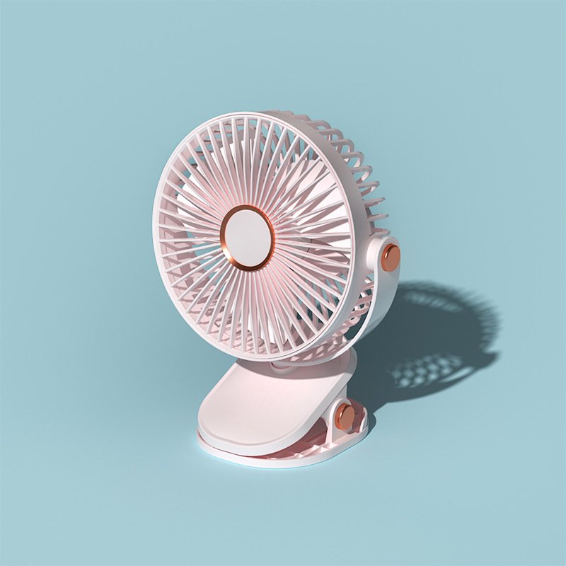 Portable Rechargeable USD Desk Table Fan With Clip