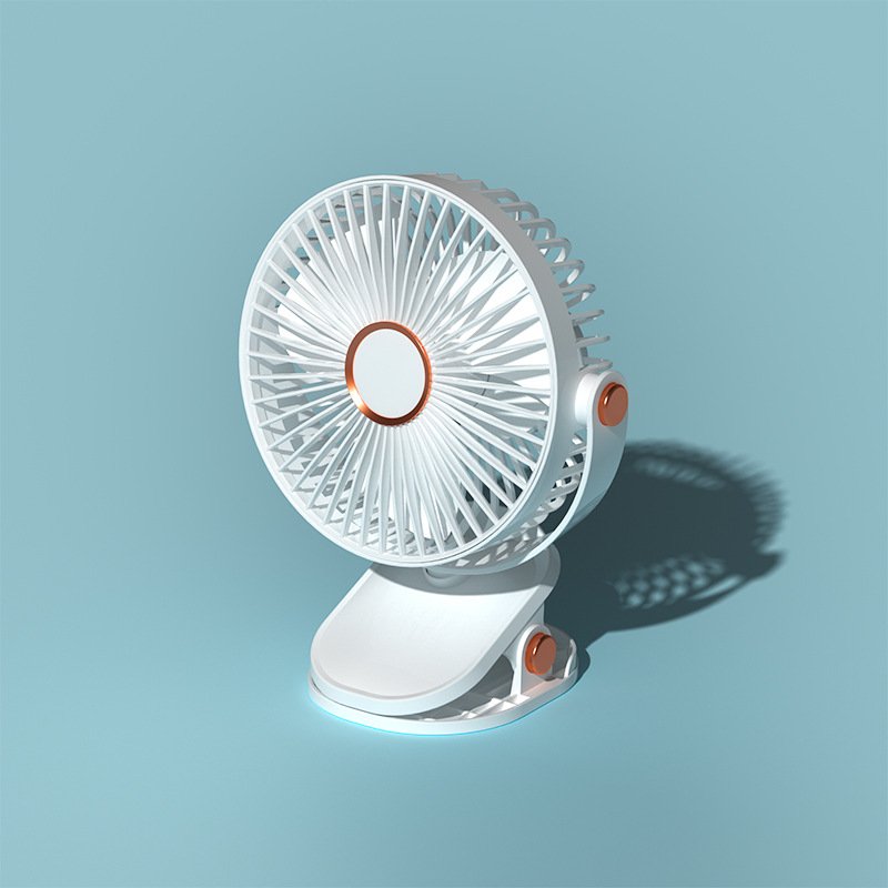 Portable Rechargeable USD Desk Table Fan With Clip
