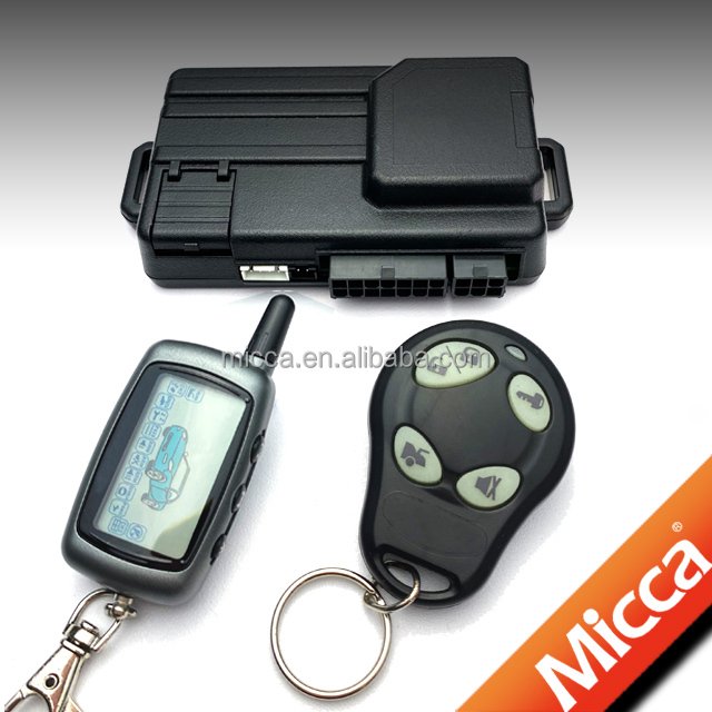 TW210A -AM Two Way Car Alarm Security System W/ 1 Pcs LCD Super Long Distance Controllers Kit, Alarma Beeper Doble Via Para Auto