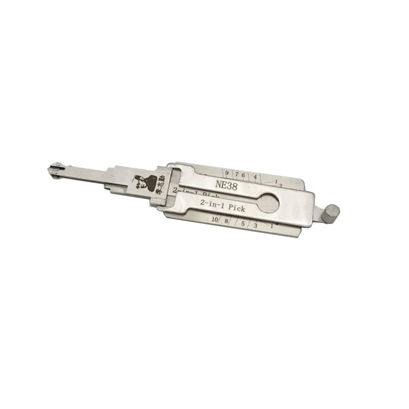LISHI NE38 2 in 1 Car Door Lock Pick Decoder Unlock Tool