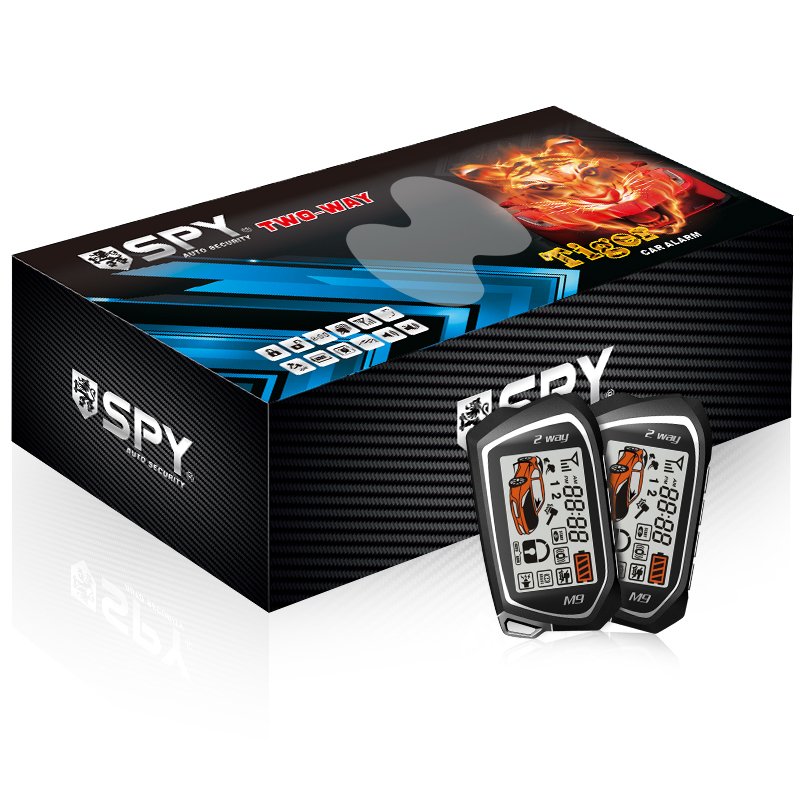 SPY Unversel Alarm System Wireless Remote Start and Keyless Entry PKE for Easy Start Stop Control