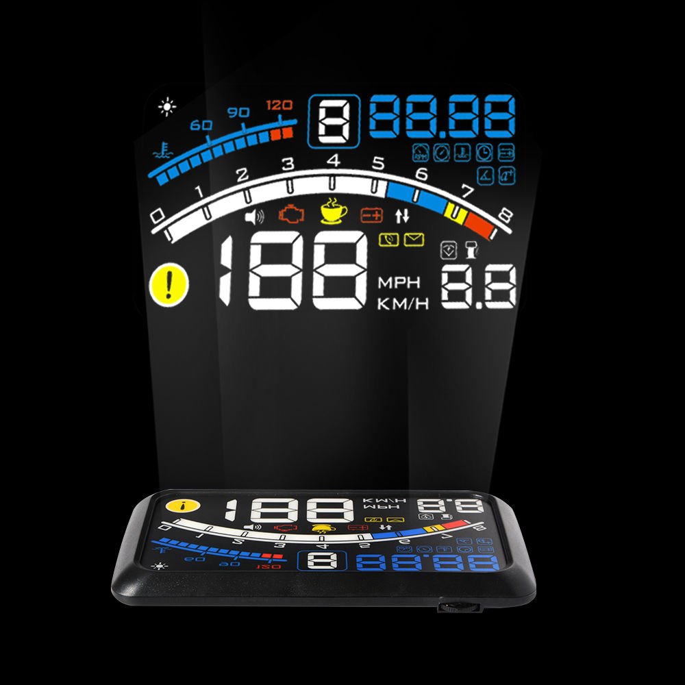 Cheapest V41 Obd2 Hud Car Projector Head up Display Window Projector Shift Reminder Over Speed Alarm Smart HUD