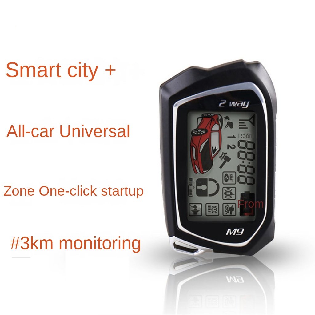Smart Wireless Royal Smart Car Immobilizer With Auto Window Rise Steel Mate Remote Control Real-Time Monitor Car Alarm System