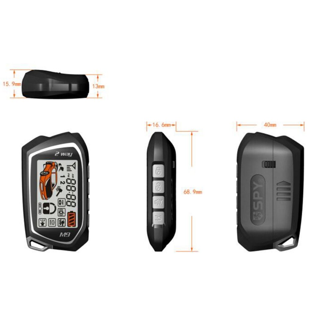 Smart Wireless Royal Smart Car Immobilizer With Auto Window Rise Steel Mate Remote Control Real-Time Monitor Car Alarm System