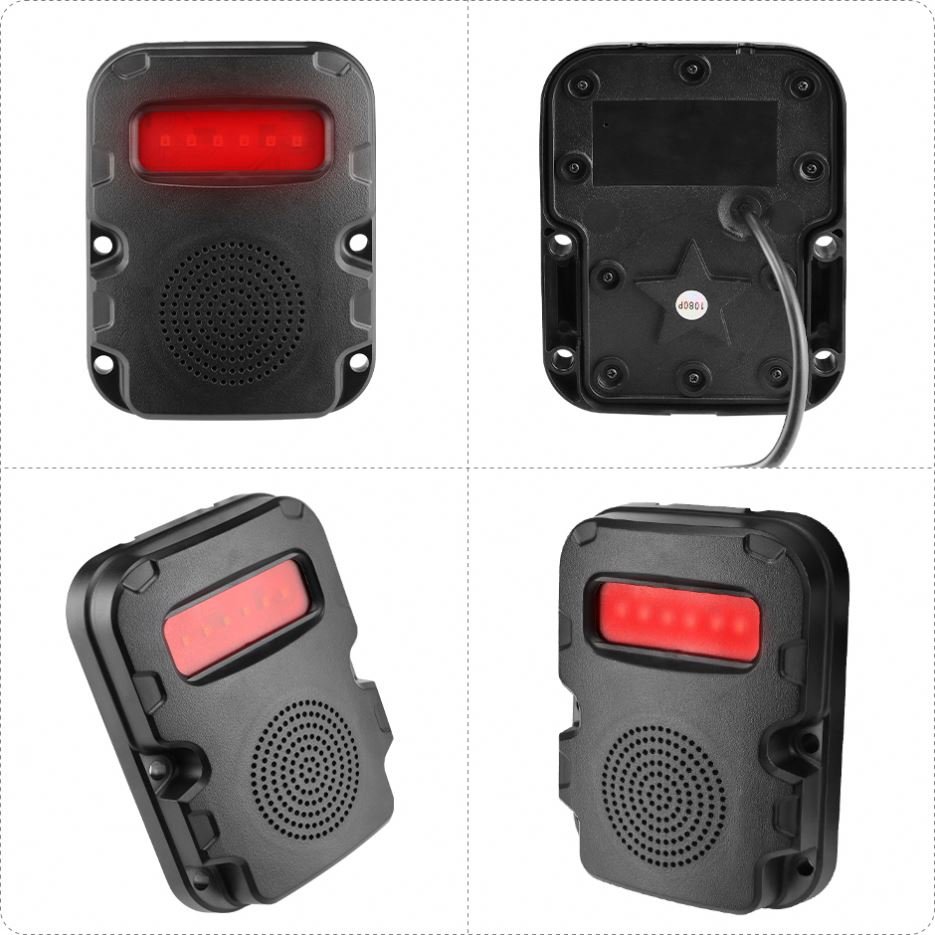 Blind Spot Radar BSD Alarm Fit for Truck Bus Car DVR Recorder Monitor with 4PCS 1080P Parking Camera