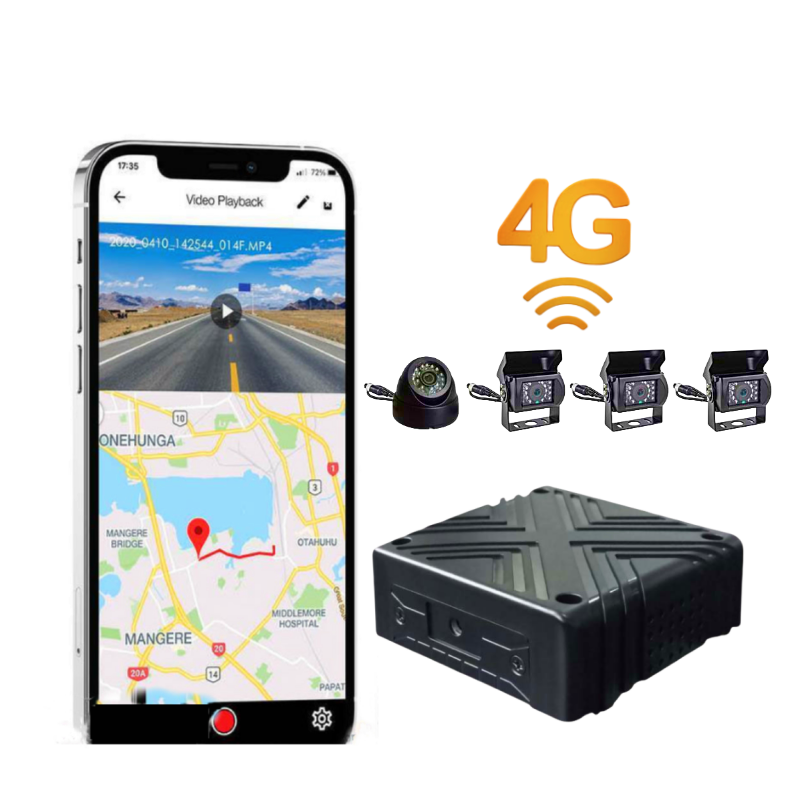 4G AI DashCam ADAS 3/4 Channes Live Stream Video Wifi Remote Monitor Car DVR JX20 Free APP Web GPS Tracker With Dashcam Camera