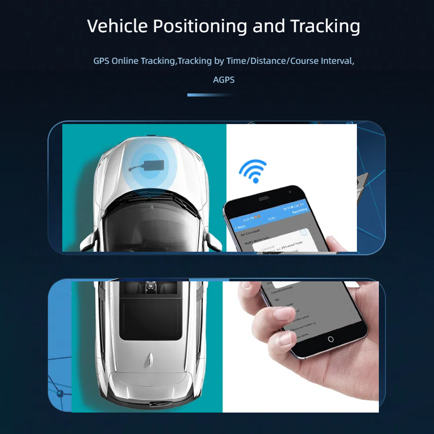 GPS Tracker DTC Report Supports MQTT/HTTP/TCP Protocol Free Platform Compatible IOS Android Apps Features Beidou AGPS