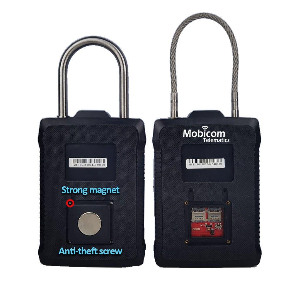 2022 4G Remote Logistics Lock GPS Logistics Car Truck Tracker GPS Tracker Compartment Smart Padlock New Products