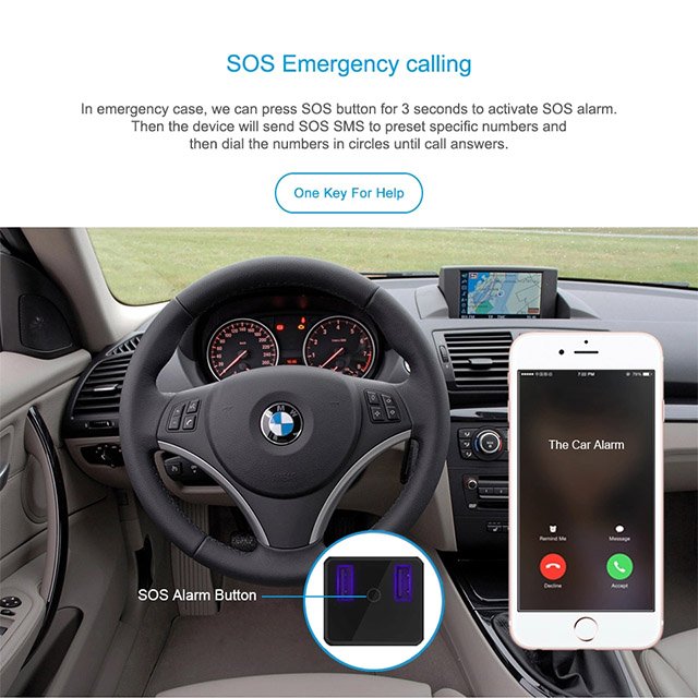 Vehicle Gps tracker with Dual USB Car Charger Charging Port Genuine Concox HVT001