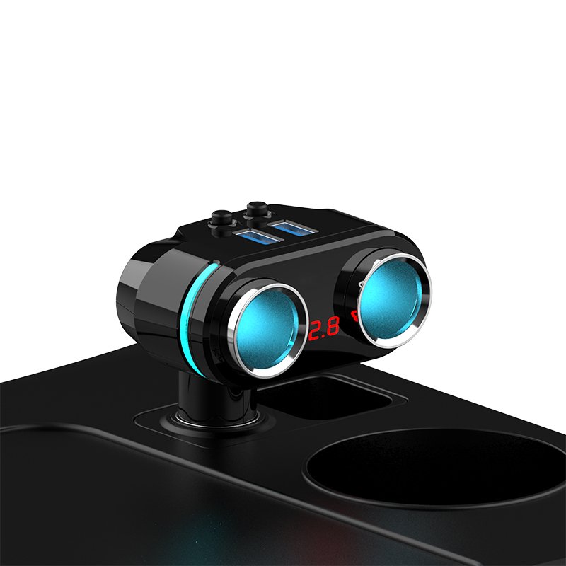 Q01 Novelty Car Cigarette Lighter Wireless Car Charger Adapter