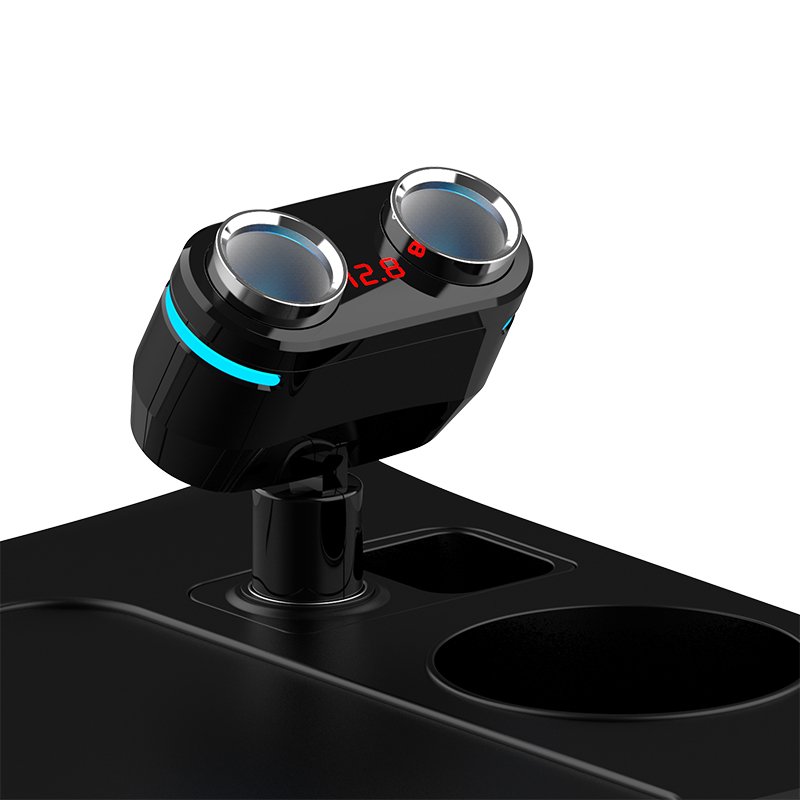 Q01 Novelty Car Cigarette Lighter Wireless Car Charger Adapter