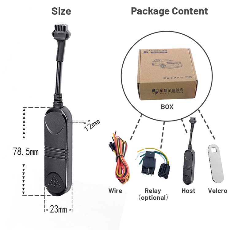 4G Easy to Install Mini Tracking Device GPS Navigator Locator Contact Car Insurance Customized Logo Gps Tracker GT08X