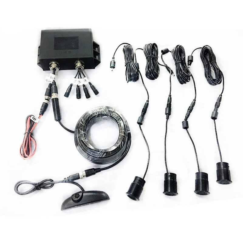Ultrasonic Radar De Recul Led Alarm Car Rear View Blind Spot Reverse Voiture Truck Parking Sensor System With 4 Probes Device