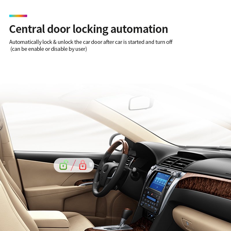 Easyguard CANBUS Plug and Play Kit for Toyota Land Cruiser Prado FJ 2010 to 2019 Keyless Entry Automatic Lock Unlock Car Alarm