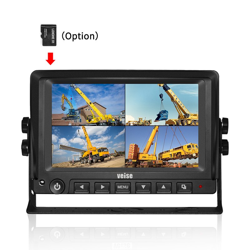 AI Blind Spot Detection Reversing Camera Blind Area Pedestrian Voice Alarm Smart for Forklift, Reach Truck