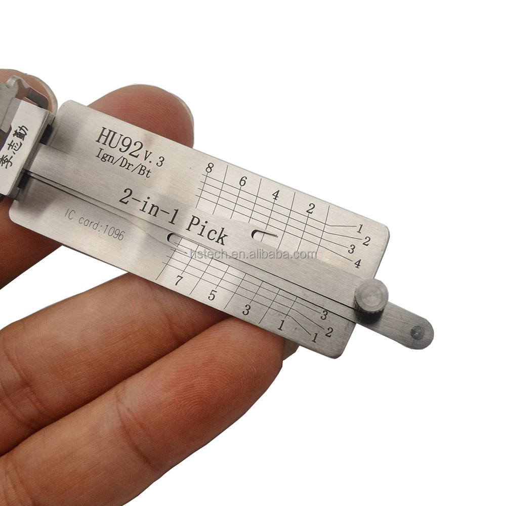 Hot LISHI HU92 2 in 1 Auto Pick and Decoder Locksmith Tools Auto Locksmith Tools to Open Car Door