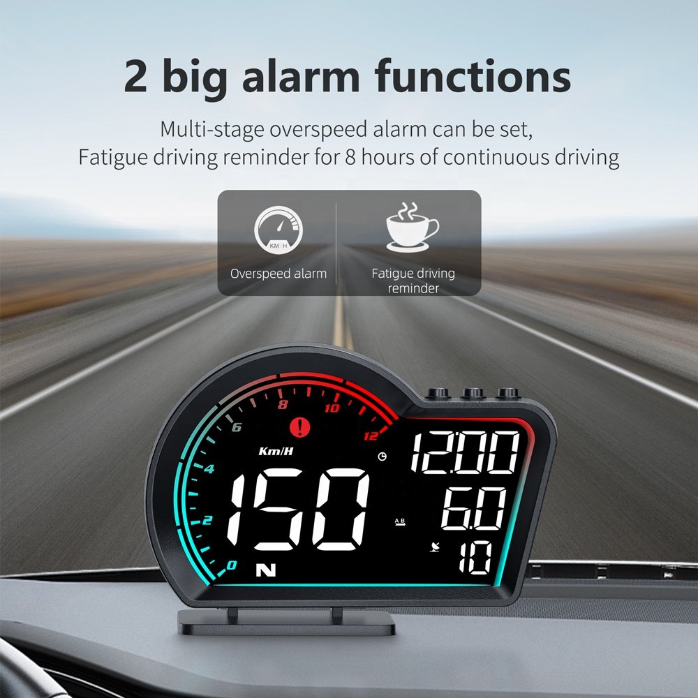 2025 Hot Sale G16 Auto Diagnostic Tool with LED GPS Speedometer Digital Meter HUD Cars Motorcycles Trucks Available All Colors