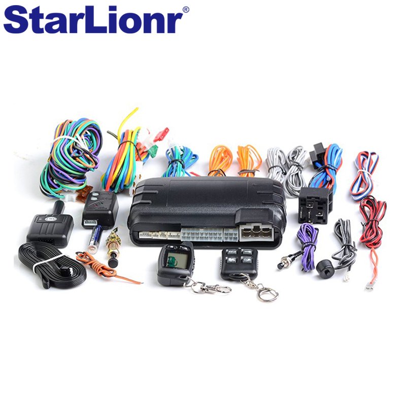 Remote Engine Start Car Alarm Two Way Car Alarm 2 Way Car Alarm System with Strong Remote Screen