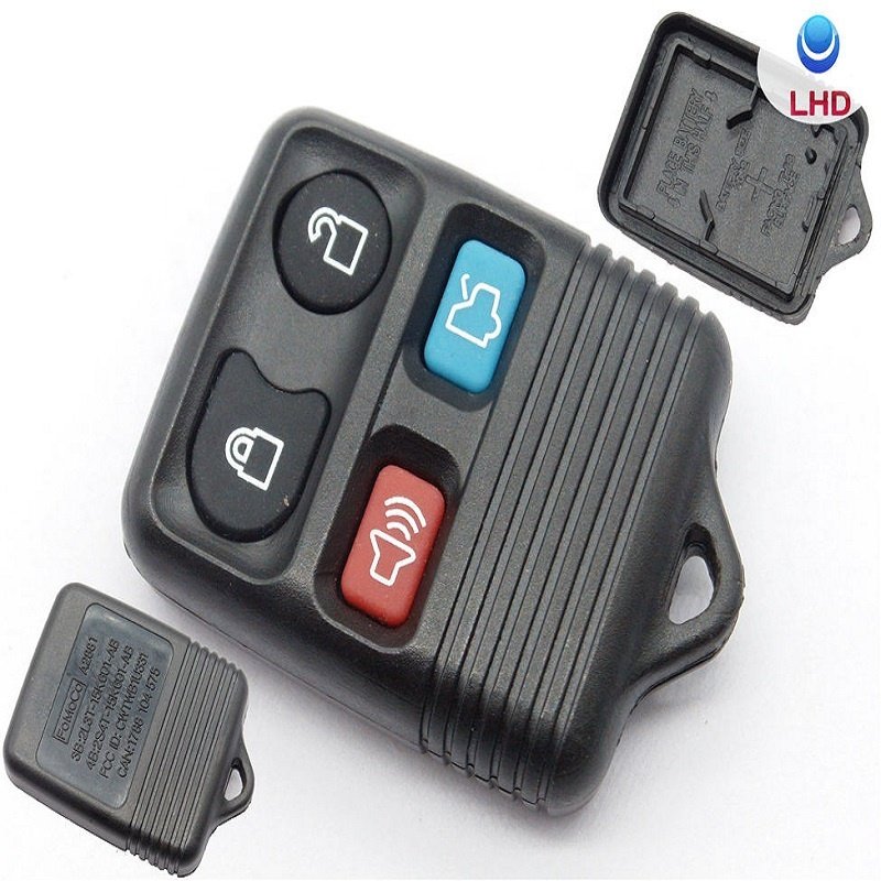 4 Button Replacement Alarm Remote Shell Pad Keyless Car Key FOB Case for F-ord
