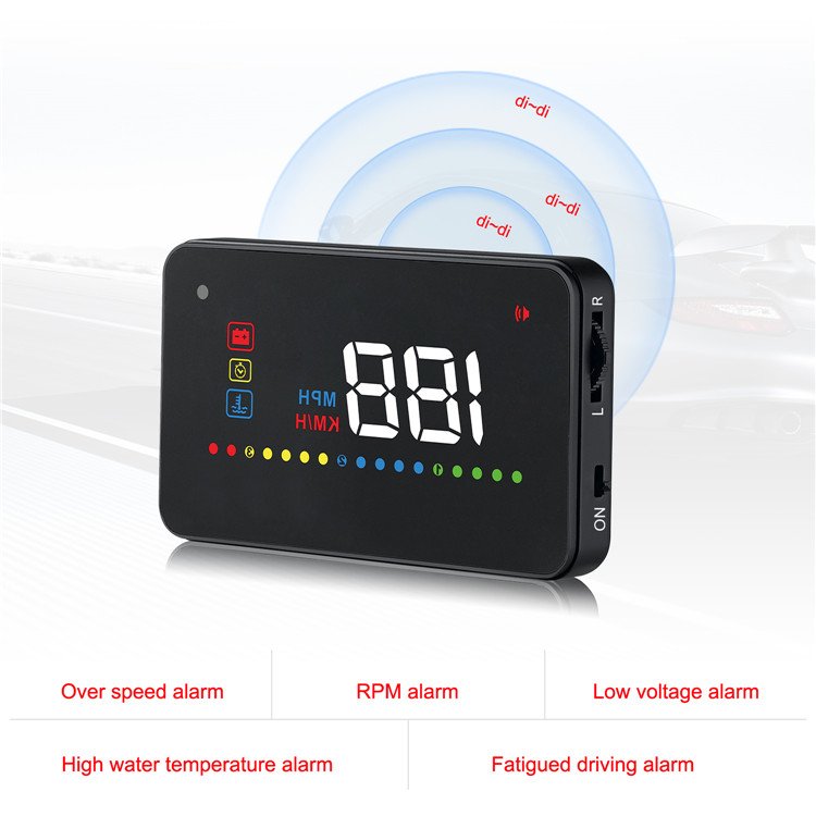 OBD II Hud Car Heads up Display Windshield Projector Speedometer with 3.5 Inch Screen