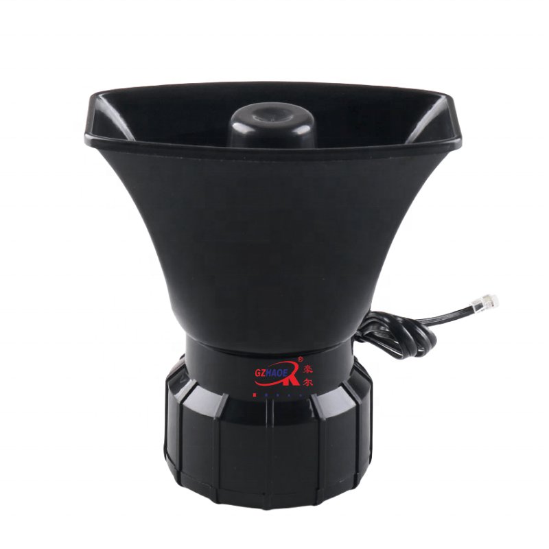 Wholesale 100W 7 Sound Car Musical Horn Car Electronic Warning Siren Motorcycle Alarm Firemen Ambulance Alarm Horn With Light