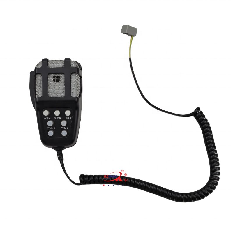 Wholesale 100W 7 Sound Car Musical Horn Car Electronic Warning Siren Motorcycle Alarm Firemen Ambulance Alarm Horn With Light
