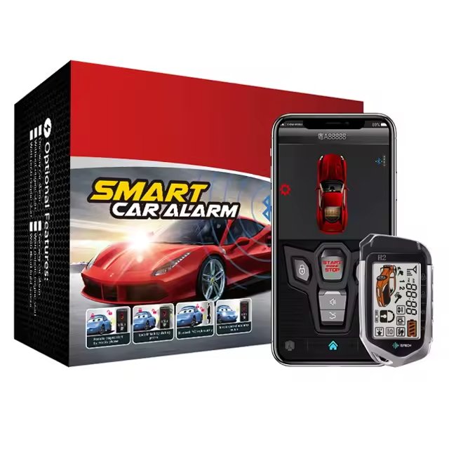 Best Car Security Alarm System Smart Key Universal Remote Central Lock Kit Emergency Override Anti Scratch Anti-hijacking