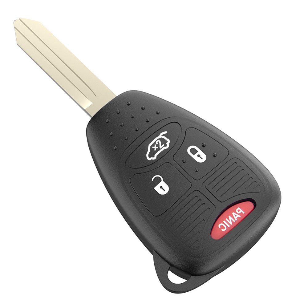 MS 3+1 Buttons Remote Car Key 315MHZ ID46 Chip FCCID:OHT692427AA OHT692713AA Pn 56040649 05175789AA Auto Transponder Blank Key