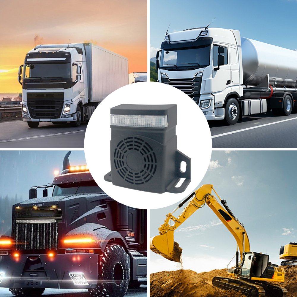 12 48V Truck Reversing Voice Back up Alarm Waterproof Reversing Alarm Horn RA311