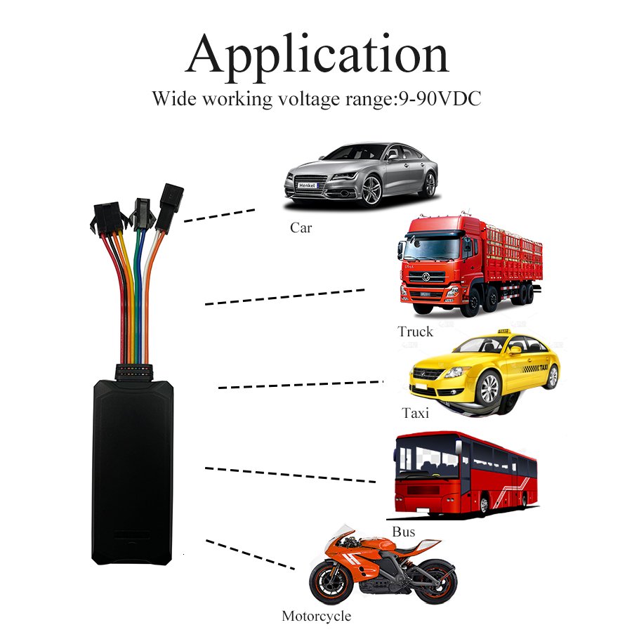 GPS Car Tracker G02S 2G Auto Track Continuously and Alarm Function Sos Button