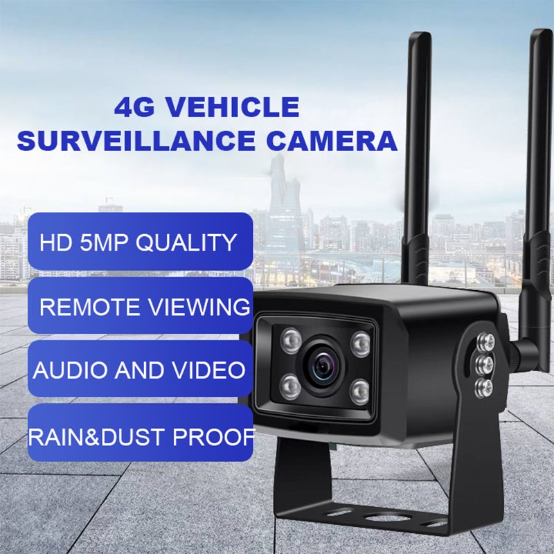 Rscamtom 4K CamHi Pro Dash Cam Recorder GPS Motion Detection Alarm Remote Viewing 4G Car Dash Cam