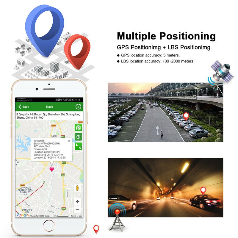 CareDrive Car Alarm System Speed Alert Geofence Cut Off Fuel Navigation Gps Tracking Device Logiciel Mini Gps