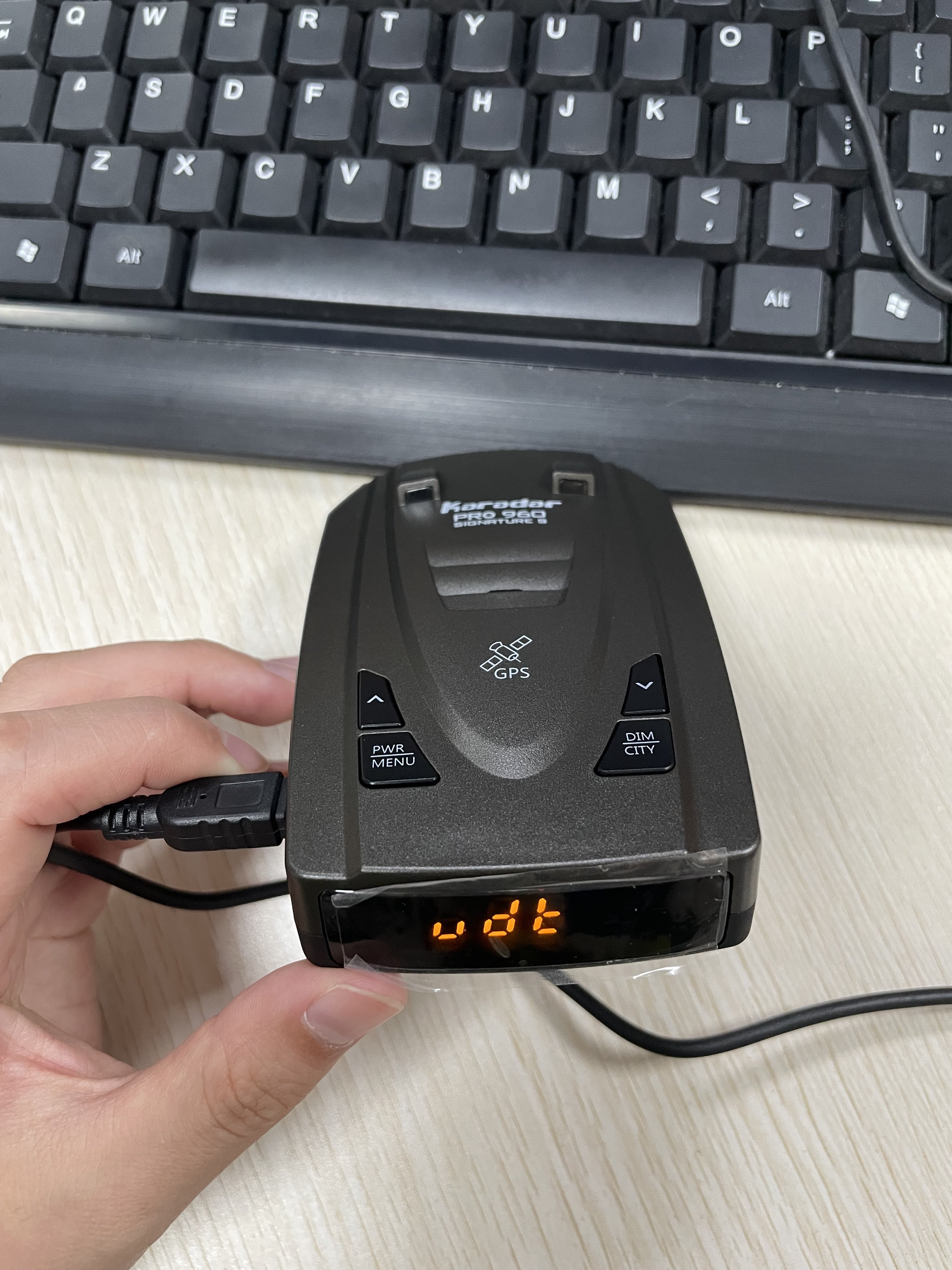 2022 Karadar Pro960 UDT Auto Antiradar Car GPS Radar Detector Signature Anti-Speed Gun Detector with LED & 12-Month Warranty