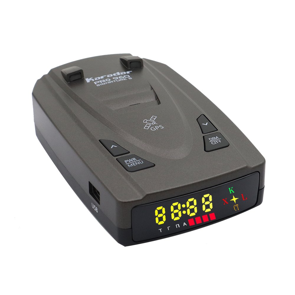 2022 Karadar Pro960 UDT Auto Antiradar Car GPS Radar Detector Signature Anti-Speed Gun Detector with LED & 12-Month Warranty