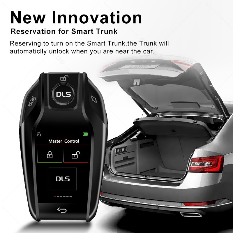 Universal Smart Remote Control Key Lcd Display for Keyless Entry System Car
