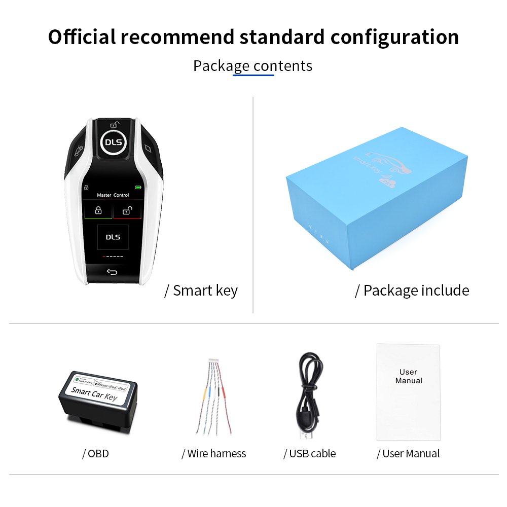 Universal Smart Remote Control Key Lcd Display for Keyless Entry System Car