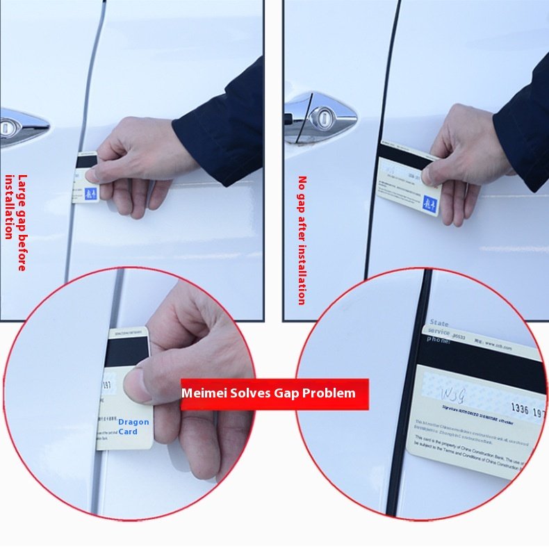 Mercedes-Benz C260 Compatible Auto Door Gap Insulation Strip Dust Collision Sound Reduction Rubber Sealing Retrofit for Cars
