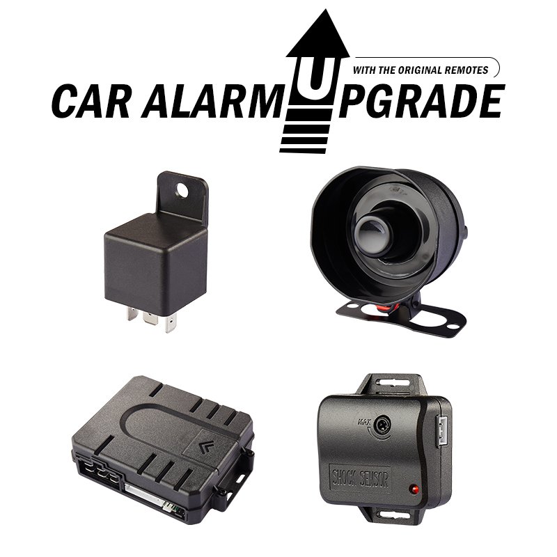 BMW Car Security System Keyless Alarm Siren Rolling Code Anti-Theft Immobilizer Upgrade 12V One Way Spy Upgrade South America