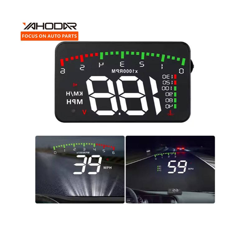 Clearly Car Universal Accessories 3.5 Inch Head up Projector Display Inverted Reflection HUD Cars Display