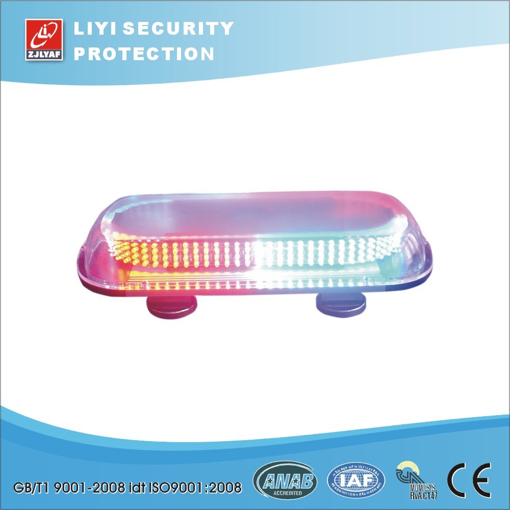 LIYAF Led Thinnest Emergency Red Blue Flashing Security Mini Light bar Universal Car LED Emergency Light Bar for Warning Light
