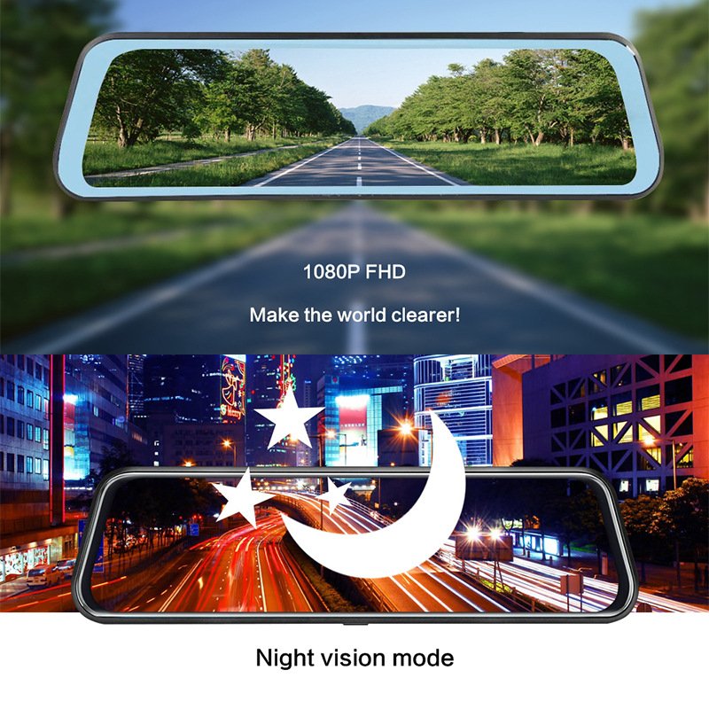 2 in 1 Car DVR Radar Detector 1080P Built-in G-sensor 170 Degree Over Speed Alarm Flow Radar Multi-languages