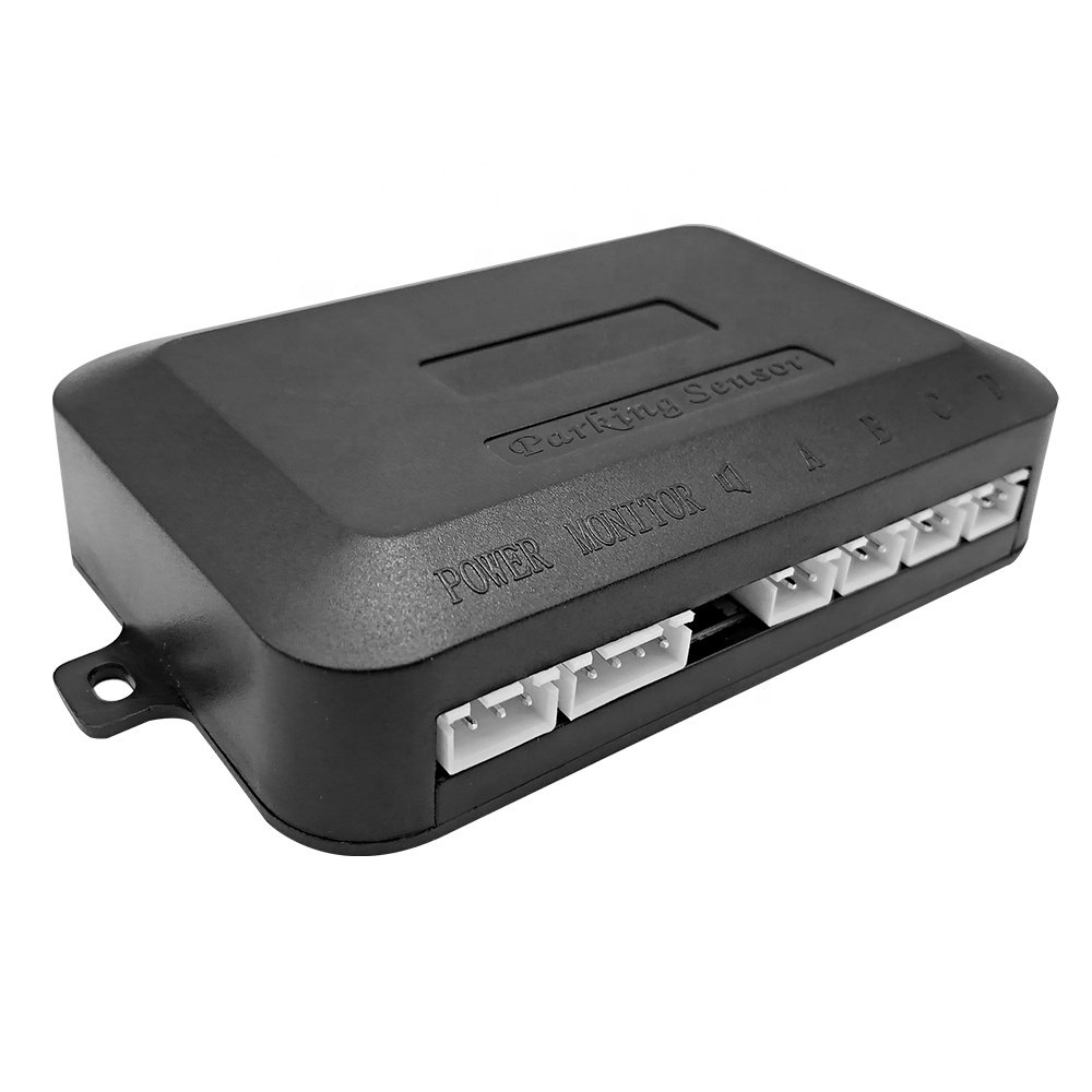 Universal Car LED Parking Sensor System Reverse Backup Radar Buzzer Warning Alarm Kit with 4 Carport Parking Sensors